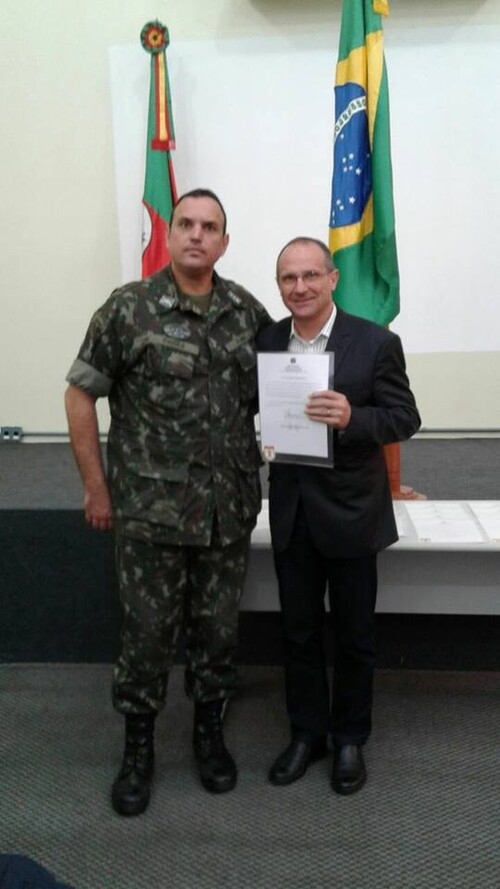 Prefeito Adenir José Dallé se torna presidente da Junta de Serviço Militar 140